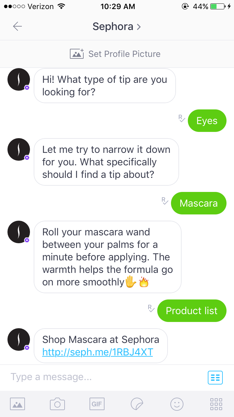 Sephora-Chatbot